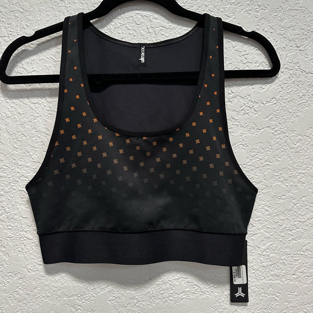 New Ultracor Sports bra- Size S, M & L- color: black,blue, gold/orange/yellow